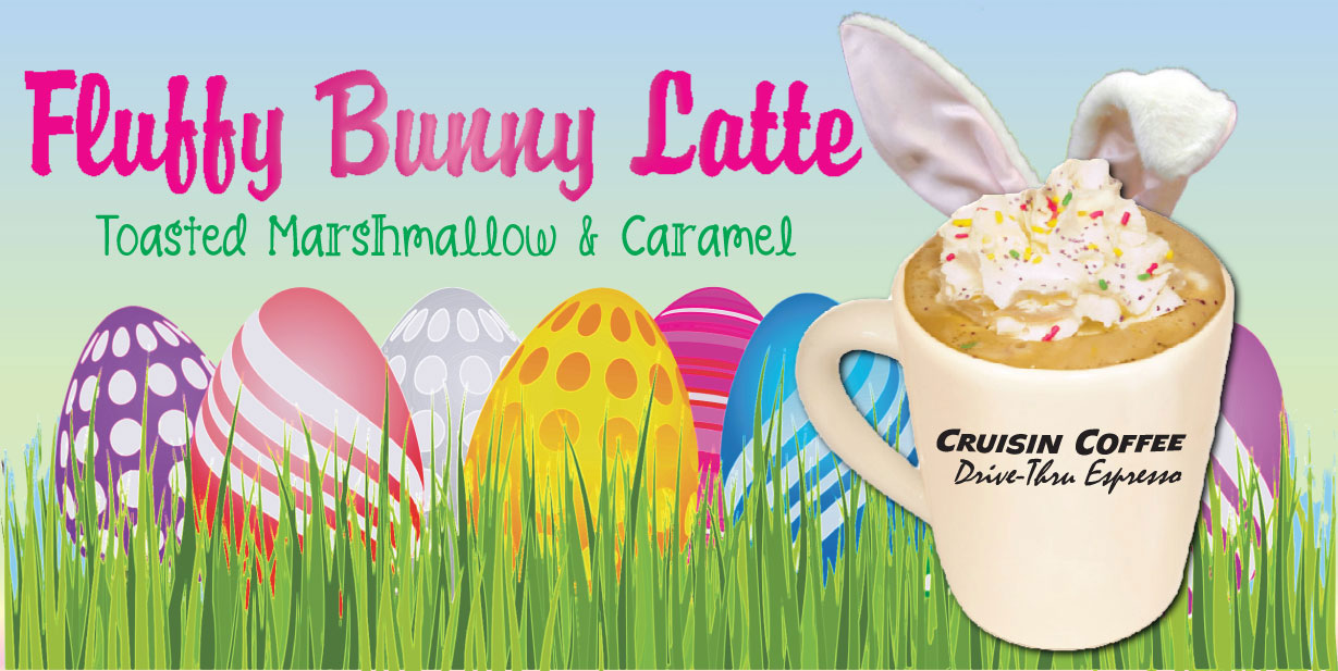 Cruisin Coffee Fluffy Bunny Latte